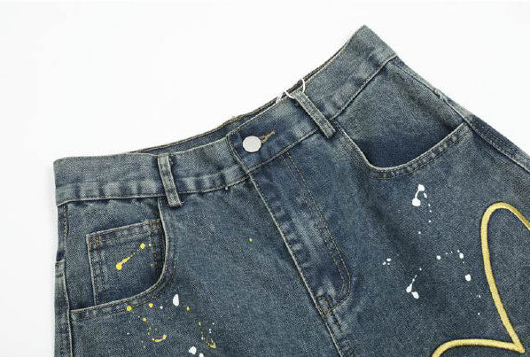Splash of Love Jeans