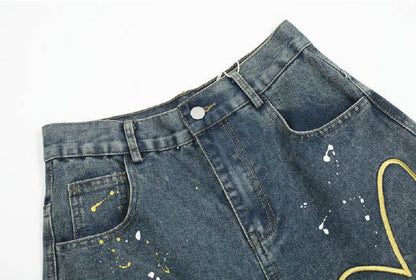 Splash of Love Jeans