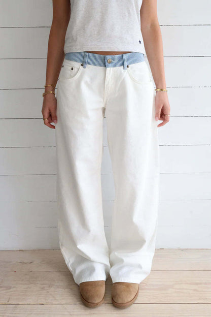 Harbor Bay Wide-Leg Jeans