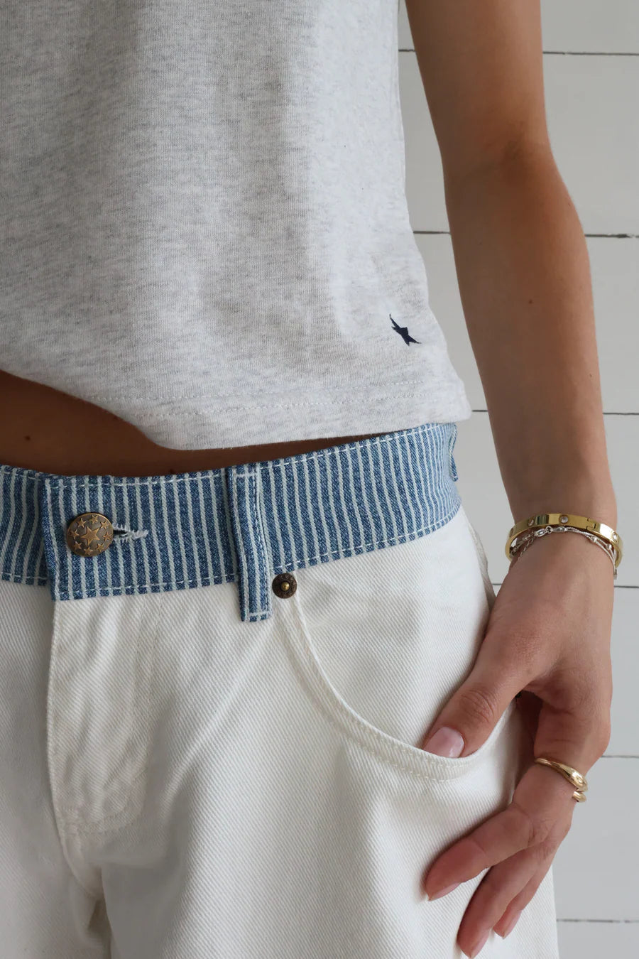 Harbor Bay Wide-Leg Jeans
