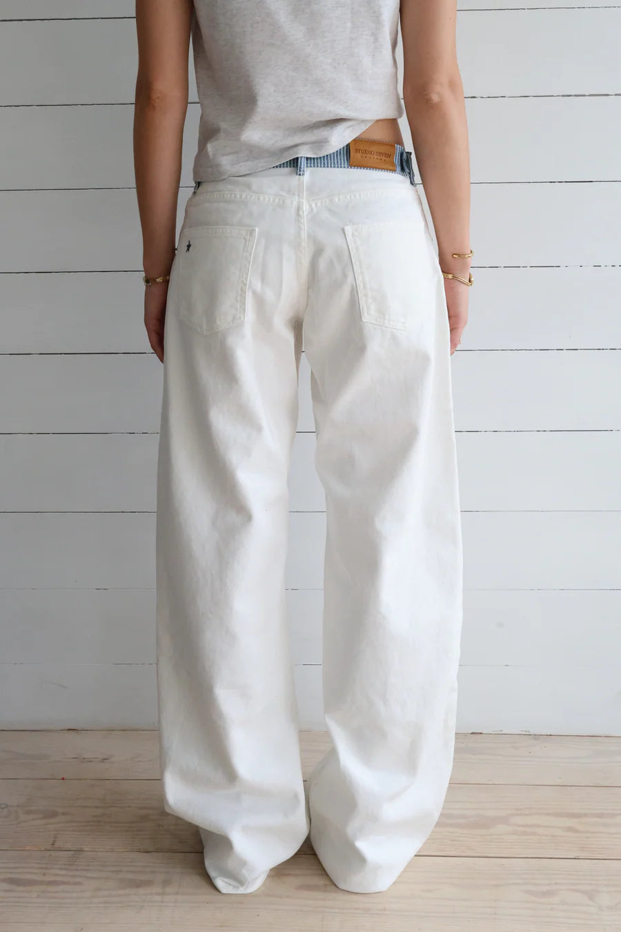 Harbor Bay Wide-Leg Jeans